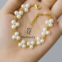 دستبند مرواریدی گل به گل|بدلیجات|تهران, جیحون|دیوار