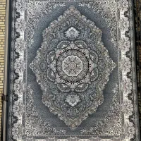 ترنج دار زمینه طوسی نخ خالص|فرش|مشهد, کوشش|دیوار