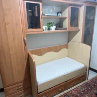 سرویس تخت خواب و کمد کامل نوزاد و نوجوان|تخت و سرویس خواب|تهران, مخصوص|دیوار