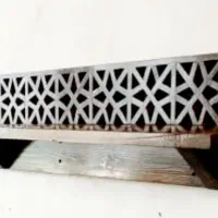 شلف چوب دیواری ۸ستاره گره چینی شده|کتابخانه، شلف، قفسههای دیواری|مشهد, هنرور|دیوار