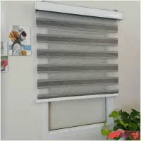 پرده زبرا ترک 2متر در 3متر در حد نو