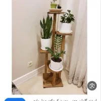 استند چوبی برای گل تمام چوب