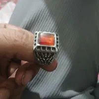 انگشتر نقره رکاب سنگین عقیق یمن|جواهرات|گنبد کاووس, |دیوار