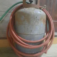 کپسول گاز به همراه ۵متر شلنگ دوقلوی هوابرش