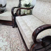 مبل هشت نفره  چوب راش بسیار محکم و زیبا