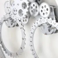ساعت دیواری چرخ دنده ای