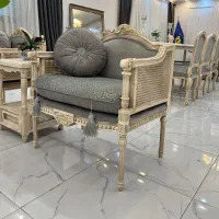 مبل نئوکلاسیک ۷نفره کاجی مدل نقره|مبلمان خانگی و میز عسلی|تهران, لویزان|دیوار