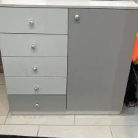 تخت خواب کودک به همراه تشک و دراور و بوفه|اسباب و اثاث بچه|تهران, جوانمردان (اندیشه)|دیوار