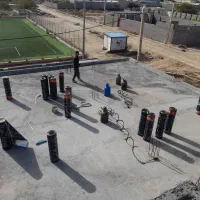 نصب ایزوگام  و قیر گونی  از یک وجب تا متراژ بالا