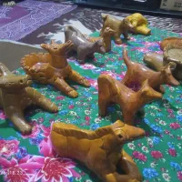 مجسمه دکوری طرح چوب