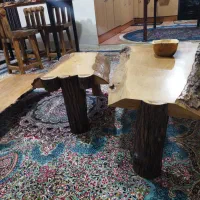 میز جلو مبلی تمام چوب