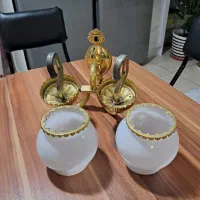 ۲ لوستر و ۱ مهتابی و ۱ روشنایی گازی|لوستر و چراغ آویز|تهران, شهرک چیتگر|دیوار