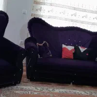 مبل راحتی رنگ بنفش