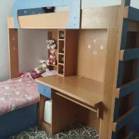 تخت دو طبقه در حد نو|تخت و سرویس خواب|رباطکریم, مسکن مهر آبشناسان|دیوار