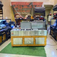 باربیکیو 190 سانت تمام استیل 304 با فر سینک و...