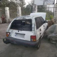 پراید هاچبک تصادفی عقب خورده