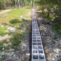 بنایی بلوک چینی، سفال چینی، سیمان کاری و کرسی چینی