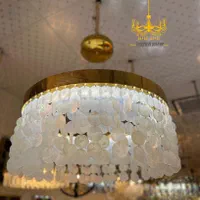 لوستر کریستال الینا مدرن 60 سانت با ریموت|لوستر و چراغ آویز|تهران, نیروی هوایی (پیروزی)|دیوار