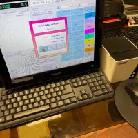 سیستم لمسی با برنامه و پرینتر