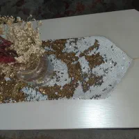 رومیزی و رانر شیک دورنگ