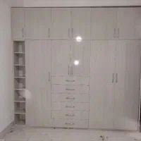 کمددیواری راش سفید کد سه