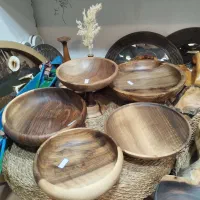 ظروف چوبی پذیرایی ست کامل گردو