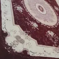 یک تخته قالی ۳×۴ کارکرده و سالم.