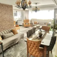 ۱۵۲ متر ۲خواب دیزاین شده افتاب گیرسالن پرده خورفول