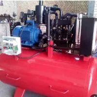 پمپ بادفشار قوی با موتور خودرو