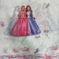 پرده باربی حریر ترک