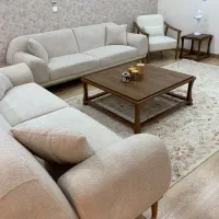 مبلمان راحتی ۷ نفره که راحت ۹ نفر نشیمن میده|مبلمان خانگی و میز عسلی|تهران, زعفرانیه|دیوار