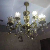 لوستر برنجی اصل سه شاخه پارسال خریدم