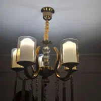 ست کامل لوستر ۵ تیکه|لوستر و چراغ آویز|کیش, |دیوار