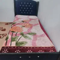 تخت یک نفره همراه تشک تخت