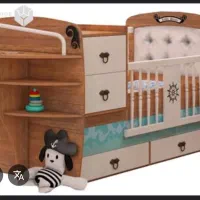 سرویس خواب نوزادی|تخت و سرویس خواب|گرگان, |دیوار