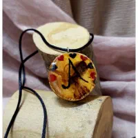 گردنبند چوبی دستساز
