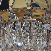 لوستر کریستالی کنترلدار|لوستر و چراغ آویز|اسلامآباد غرب, |دیوار