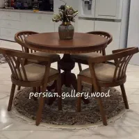 کارالین میز ناهارخوری حصیری میرالون|میز و صندلی غذاخوری|تهران, سید خندان (جلفا)|دیوار