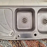 فروش سه قلم سینک دو لنگه شیر ظرف شویی گاز رو میزی