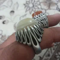 انگشتر زیبا رکاب نقره قدیمی