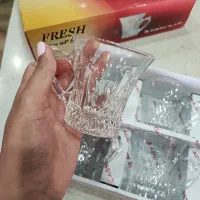 استکان ۶ عددی نو  بسیار زیبا