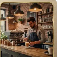 طراحی پوستر و کارت ویزیت برای کافی شاپ