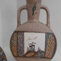 گلدان و کوزه سفالی دکوری|صنایع دستی و سایر لوازم تزئینی|سهند, |دیوار