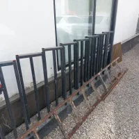 فروش پله۲/۵متر CNC شده با۸کف پله/رنگ و ضدزنگ خورده