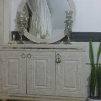 یه عددکنسول وآینه وشمعدان درحدنو|بوفه، ویترین، کنسول|تاکستان, |دیوار