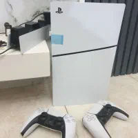 پلی استیشن PS5 1T Slim اروپا دو دسته اصلی و شارژر