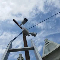 پک دوربین مداربسته ۴ عددی شب رنگی با متعلقات و نصب|دوربین مداربسته|بابل, |دیوار