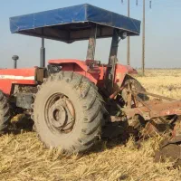 شخم و ردیفکاری زمین های شما با تراکتور جفت