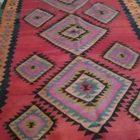 دو عدد گلیم دست باف|گلیم، جاجیم، گبه|قرچک, مهدیه|دیوار