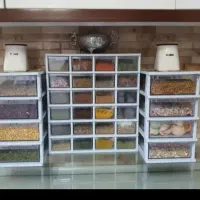 جاادویه جا حبوبات|ظروف نگهدارنده، پلاستیکی، یکبارمصرف|ایذه, |دیوار